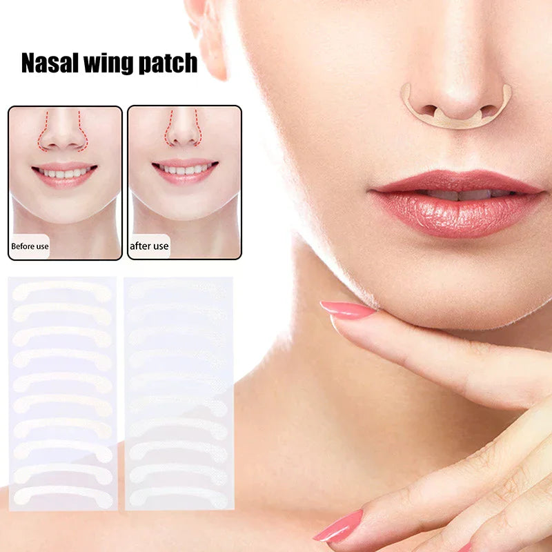 Invisible Nose Wing Slimming Patches – 10 Sheets Makeup Tool Nose Shaping Patches QXL