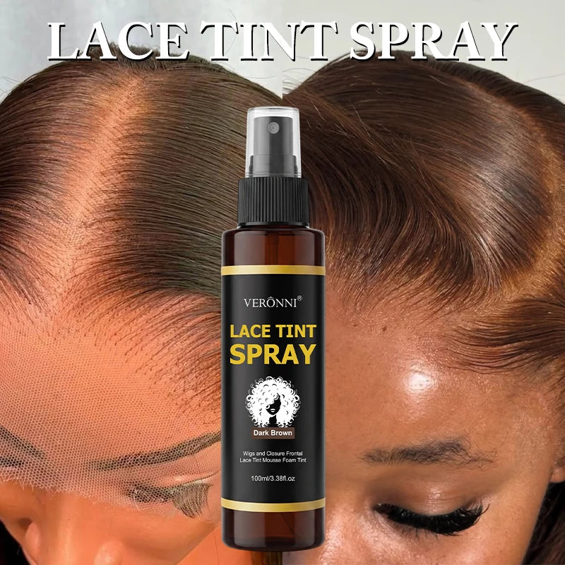 100ml Lace Melting & Tint Spray for Lace Wigs | Natural Hold Lace Wig Spray QXL