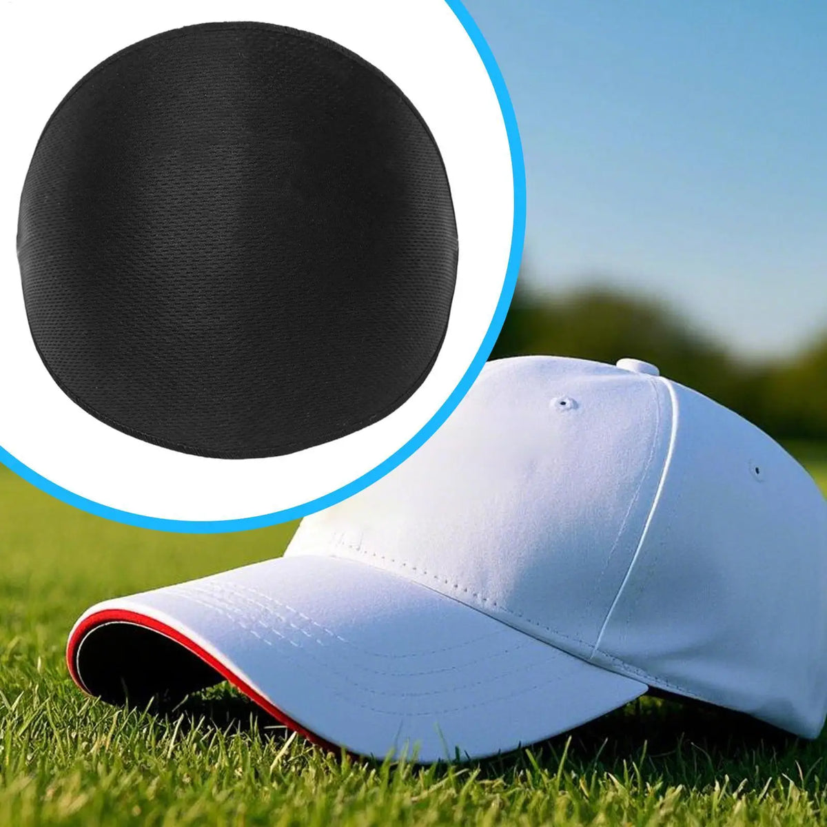 Baseball Cap Shaper Insert & Sweat Liner | Foldable Reusable Cap Shaper Insert QXL