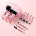 10-Piece Mini Makeup Brush Set | Soft Fluffy Blending Brushes Makeup Brush Set QXL Pink Brush -Pack