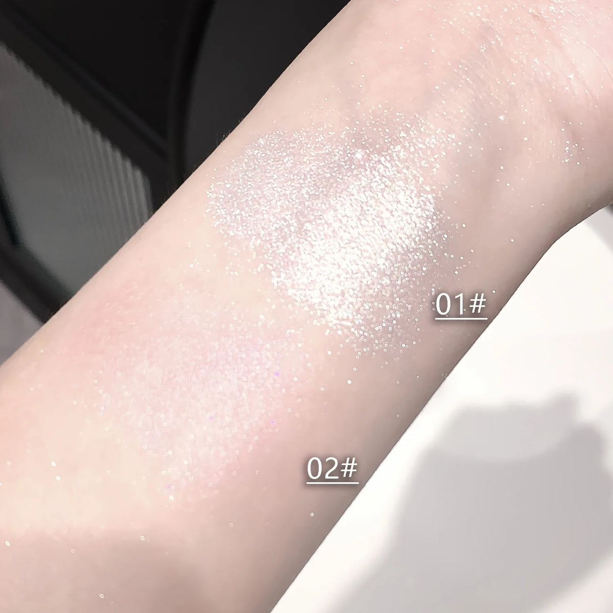 Glitter Face Highlighter Powder – Shimmer Sequins Makeup Face Highlighter Powder QXL