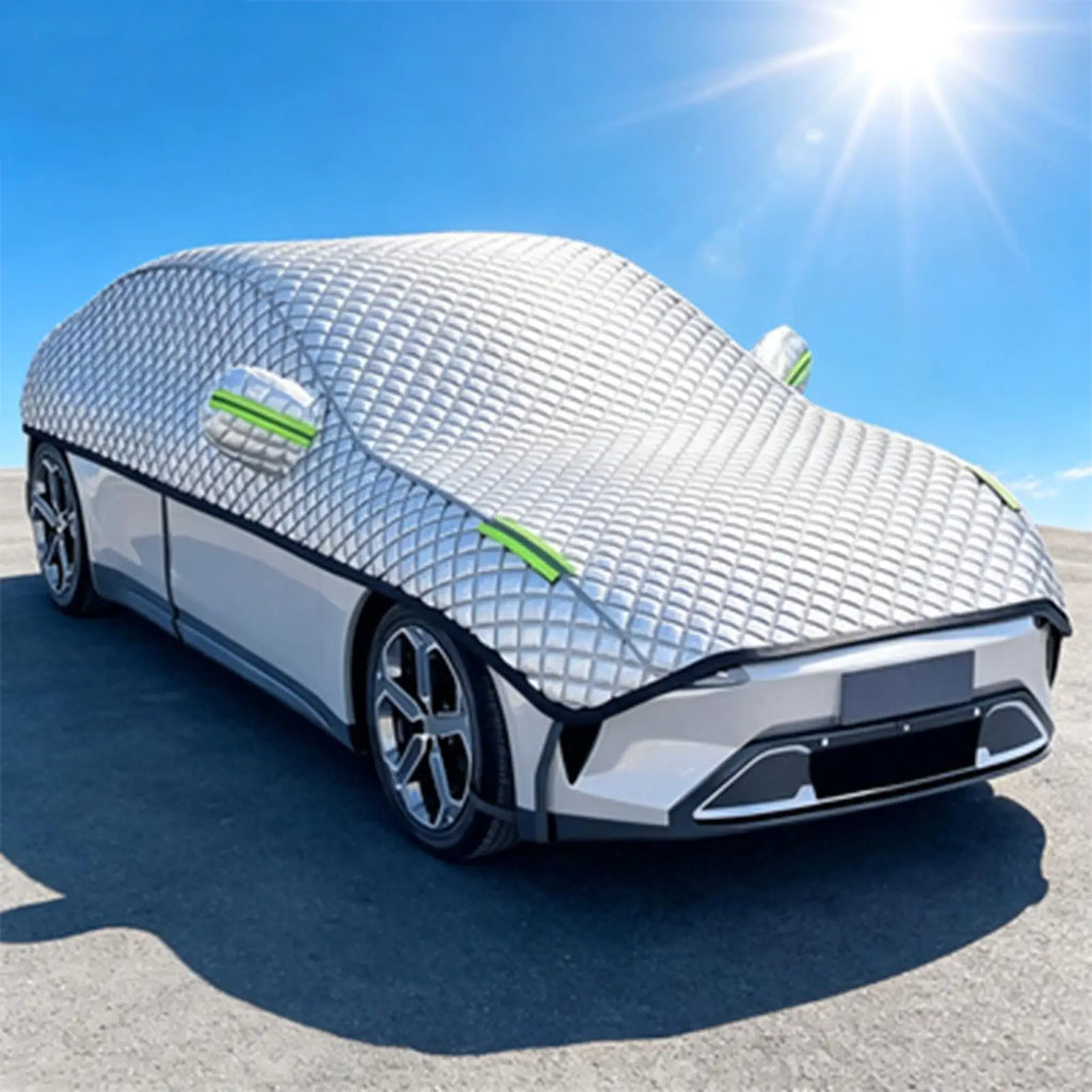 Half Car Cover – UV, Snow & Rain Windshield Roof Shield Half Car Cover QXL