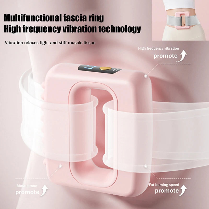 Electric Fascia Ring Massager with Belt | 5-Speed Vibration Vibration Massager QXL