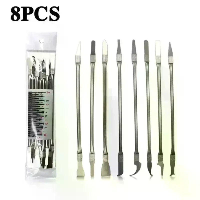 8-Piece CPU IC Glue Remover Kit | BGA Phone Repair Tools Phone Repair Tool Kit QXL