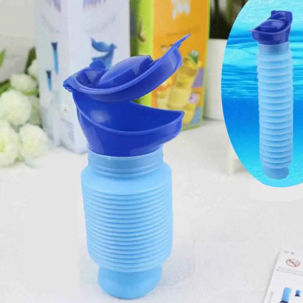 Portable Collapsible Urinal Bottle 750ml – Unisex Travel Portable Travel Urinal QXL