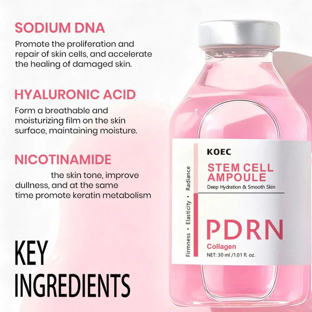 PDRN Collagen Essence Serum – Firming, Brightening & Hydrating Face Serum Ampoule QXL