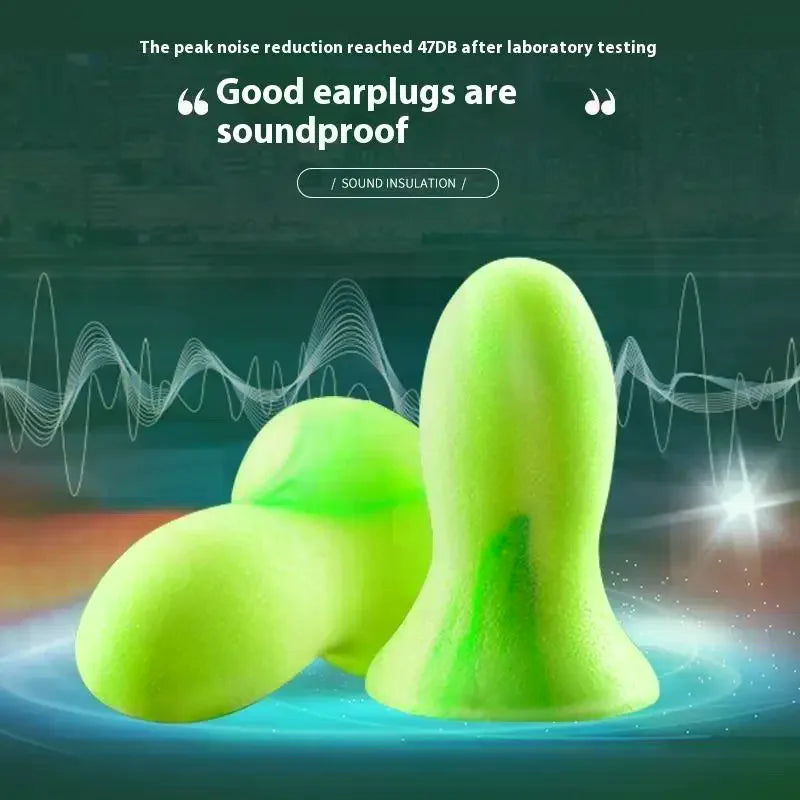 Reusable Foam Ear Plugs for Sleep & Noise Reduction | 1–5 Boxes Foam Ear Plugs QXL