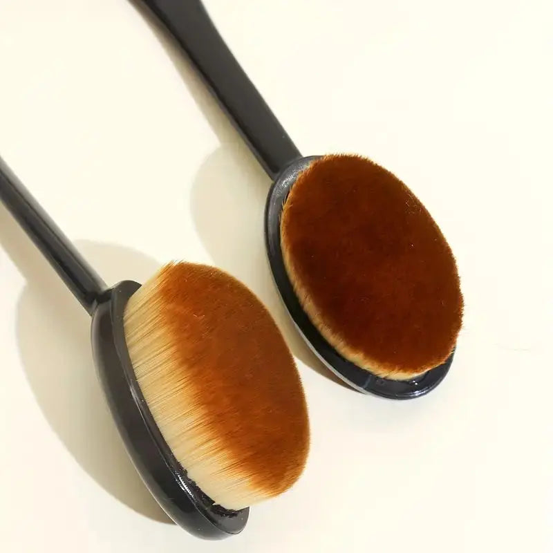 Oval Foundation Brush | Liquid, Cream & Powder Makeup Tool Foundation Makeup Brush QXL