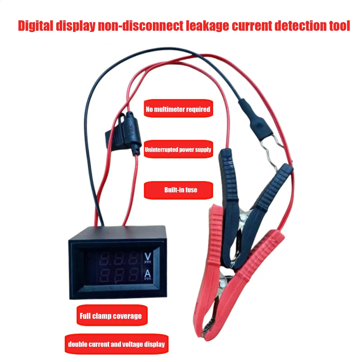Automotive Battery Leakage Detector & Circuit Tester Tool Automotive Diagnostic Tool QXL