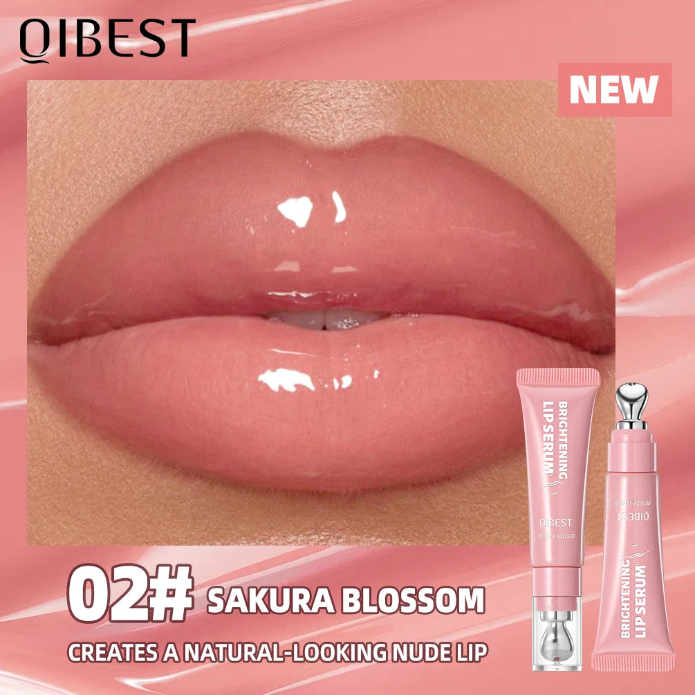 QIBEST Crystal Lip Gloss | Shimmer, Moisture & Long-Lasting Tint Shimmer Lip Gloss QXL 02