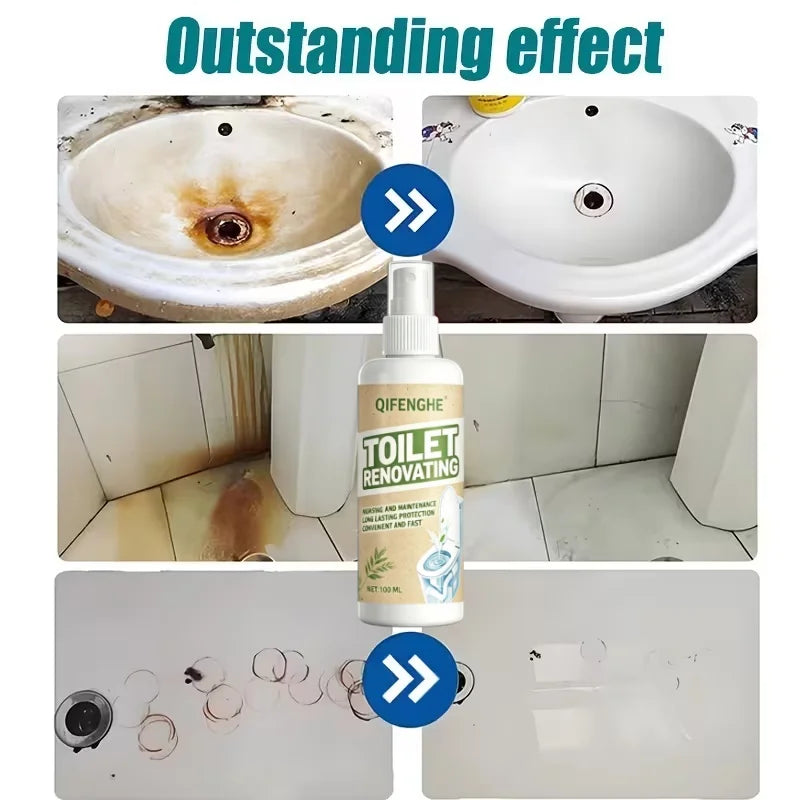Bathroom Toilet Renovation Spray | Long-Lasting Clean Bathroom Cleaning Spray QXL