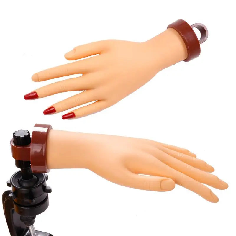 Adjustable Nail Practice Hand with Desktop Bracket | Mannequin Nail Practice Hand QXL