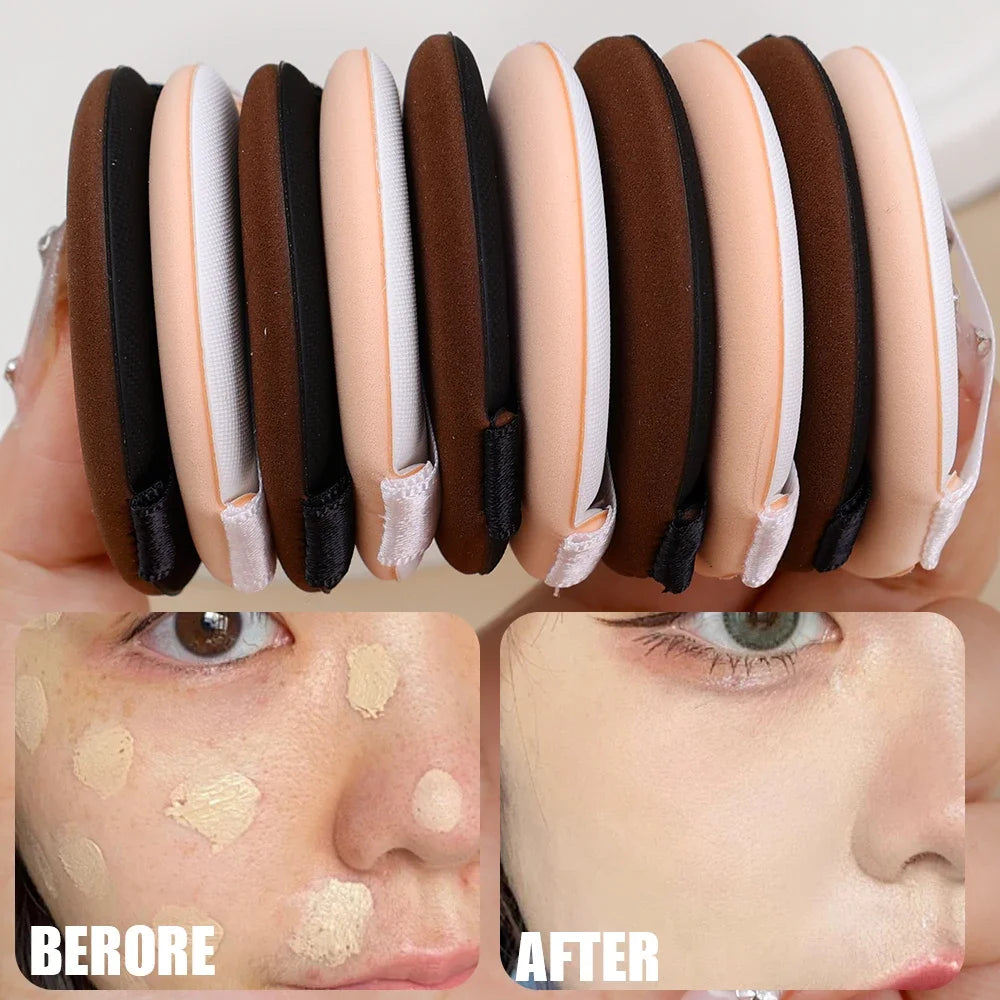 Dry & Wet Dual-Use Powder Puff | Foundation & Concealer Sponge Makeup Powder Puff QXL