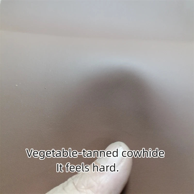 1.3mm Vegetable-Tanned Top-Grain Cowhide Leather Sheet DIY Leather Craft Sheet QXL