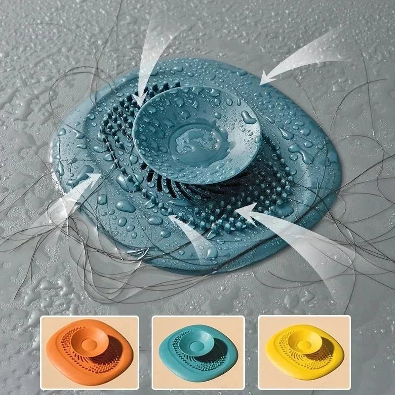 Silicone Hair Catcher Drain Strainer for Sink & Shower Drain Hair Catcher QXL