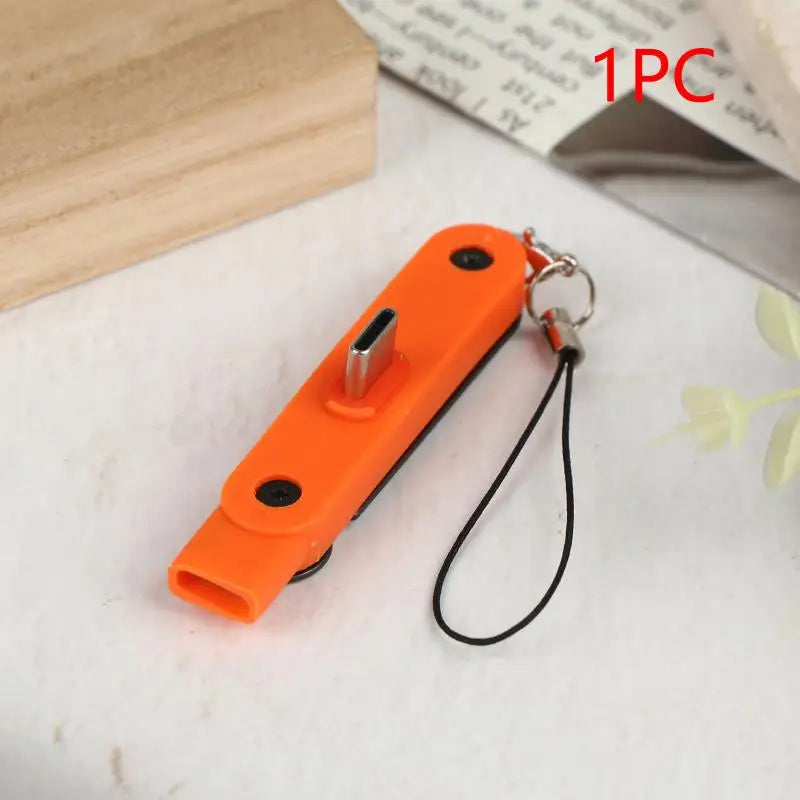 USB-C OTG Fast Charging Adapter Plug | Travel & Office USB-C OTG Adapter QXL 1PC Orange