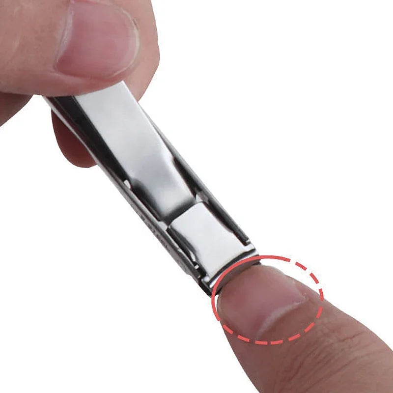 VVOCCI Ultra-Thin Stainless Steel Nail Clipper with Keychain Nail Clipper QXL