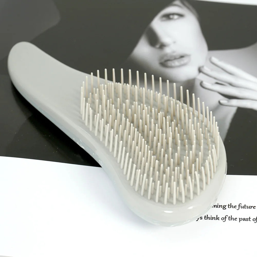 Marble-Texture Hair Brush | Oval & Rectangular Detangling Hair Detangling Brush QXL