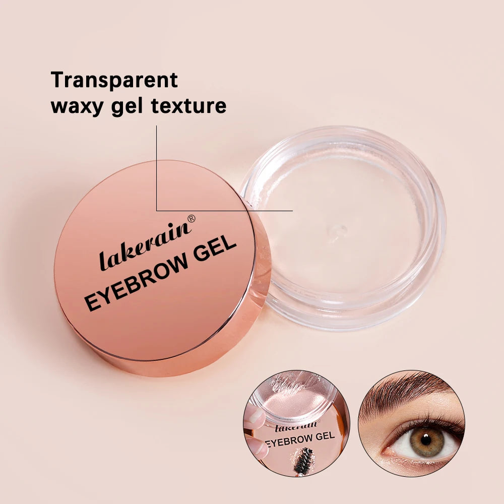 Lakerain Waterproof Eyebrow Gel Wax | Long-Lasting Brow Hold Eyebrow Gel Wax QXL