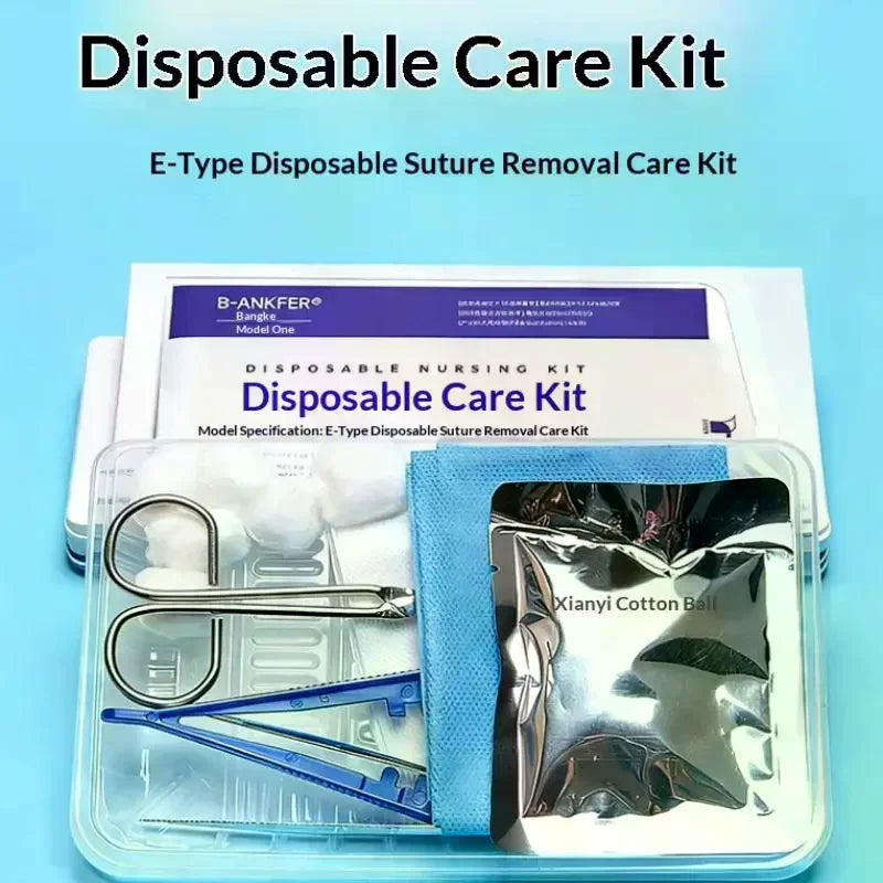 Sterile Disposable Wound Dressing Kit | 10-Piece Care Set Disposable Dressing Kit QXL Default Title