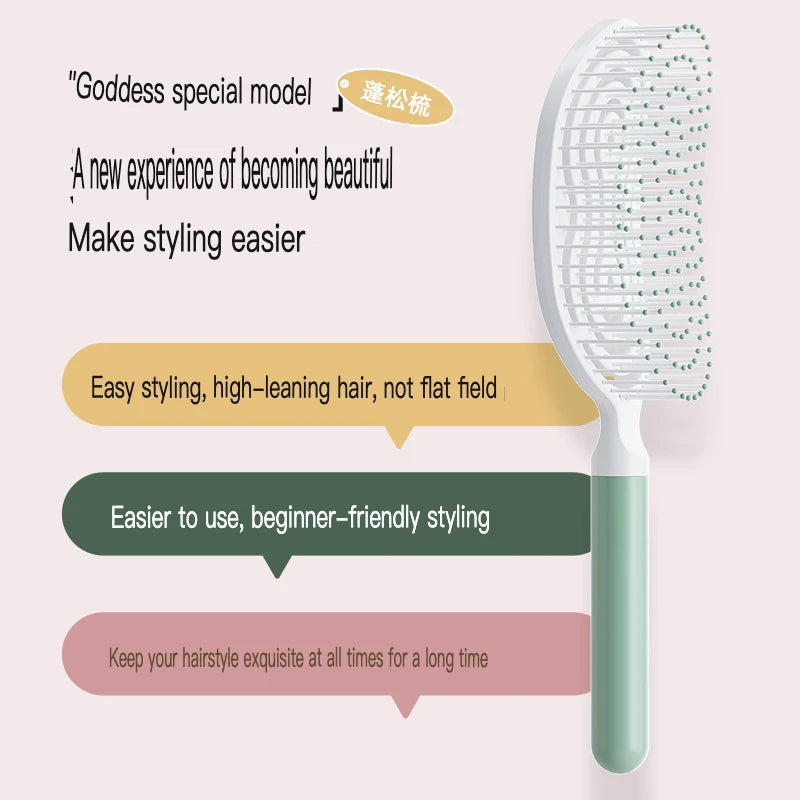 Fluffy Volumizing Hair Comb – Detangle, Massage & Style Hair Styling Comb QXL