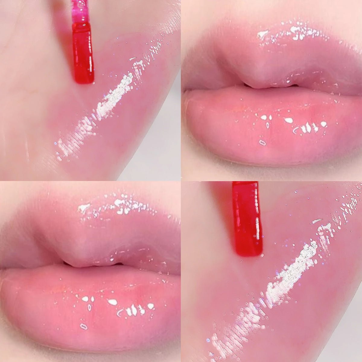 Micro-Glitter Mirror Lip Gloss | Moisturizing Colored Lip Glaze Glitter Lip Gloss QXL