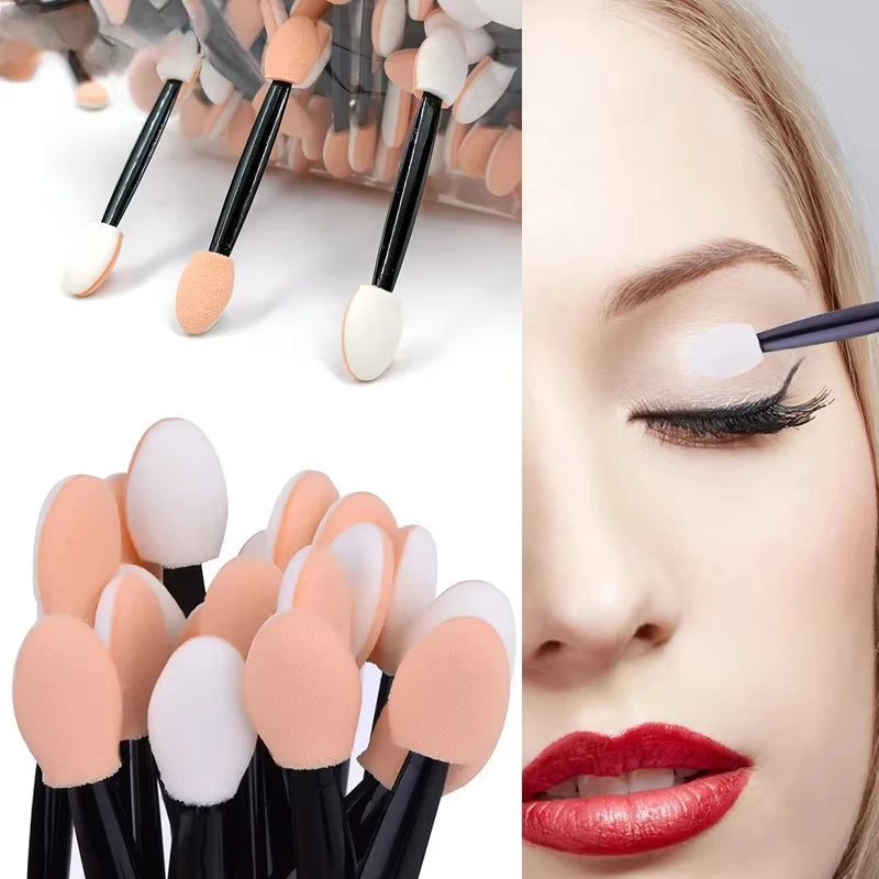 Disposable Double-Head Sponge Eyeshadow Applicators 10–50 Pack Eyeshadow Applicator QXL