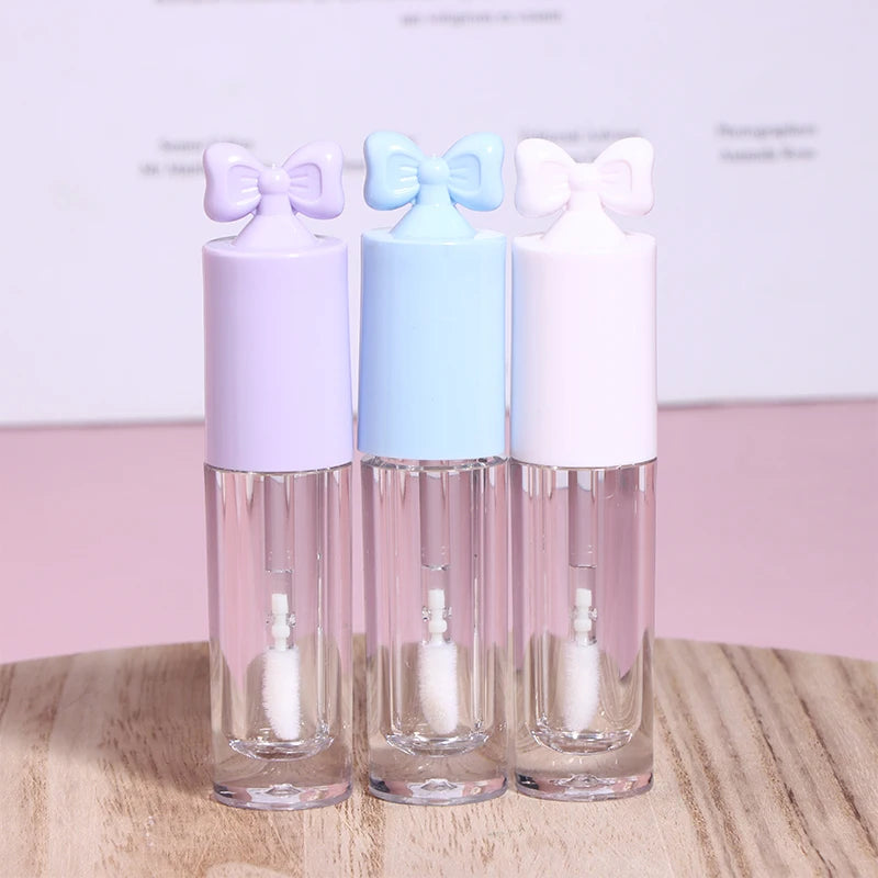 Bow-Shape Empty Lip Gloss Tube 2.5ml | DIY Refillable Wand Lip Gloss Tube QXL