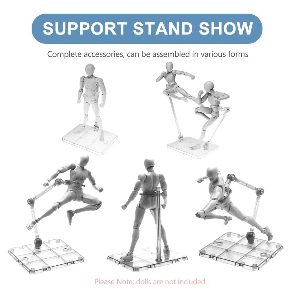 Action Figure Display Stand | HG RG SD SHF Gundam 1/144 Base Figure Display Stand QXL