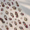 5D Nail Art Stickers – Vintage Clocks & Red Lip Decals | NAILFYOU