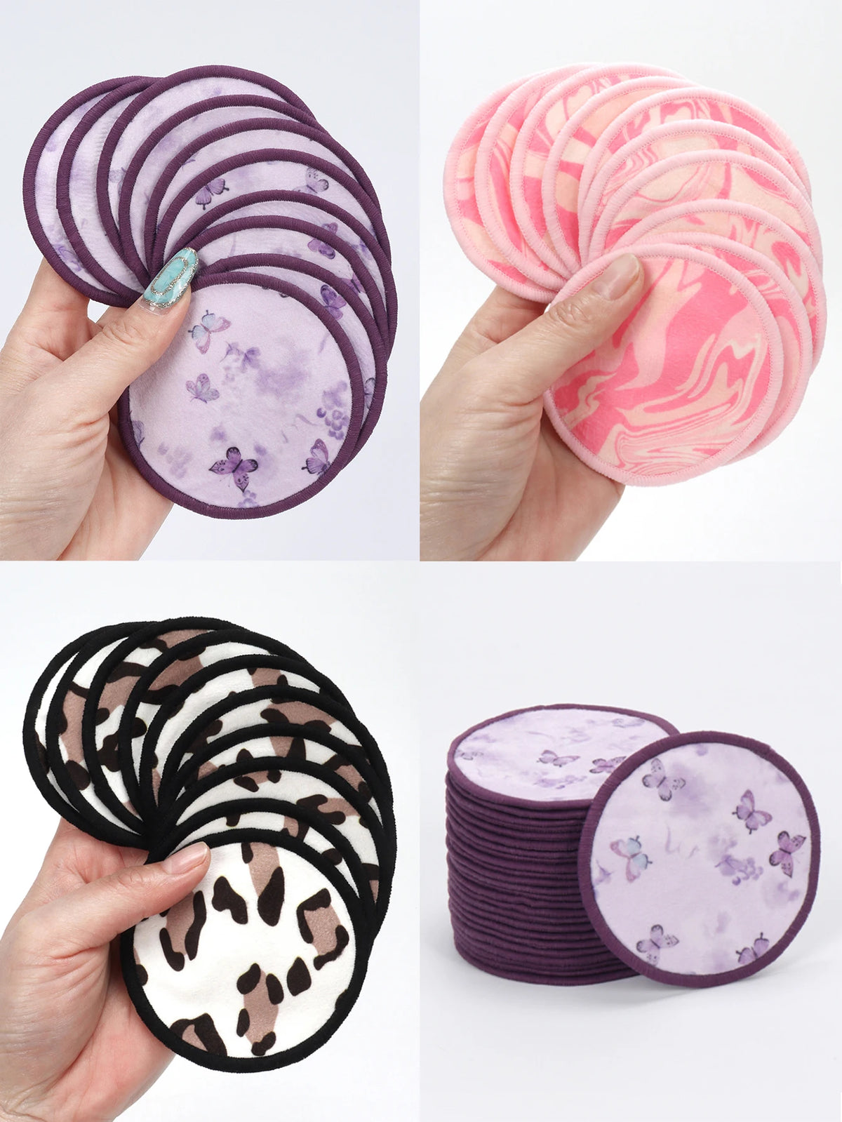 Reusable Makeup Remover Pads – Washable & Organic | 10/20/30 Pk Makeup Remover Pads QXL