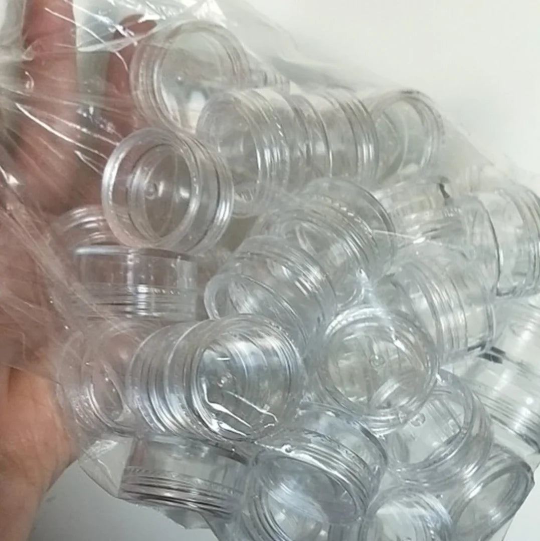 50-Pack 5g Clear Sample Jars | Mini Cosmetic Cream Containers Cosmetic Sample Jars QXL M447 50pcs