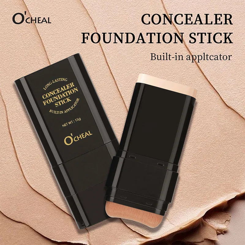 Matte Foundation Stick – Full Coverage Waterproof Concealer Foundation Stick QXL