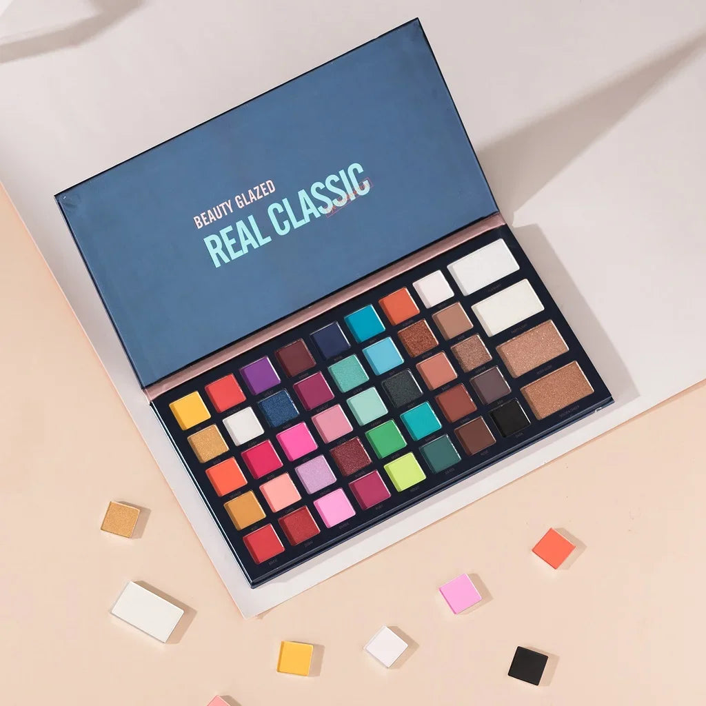 Beauty Glazed 40-Color Eyeshadow Palette – Matte & Shimmer Eyeshadow Palette QXL
