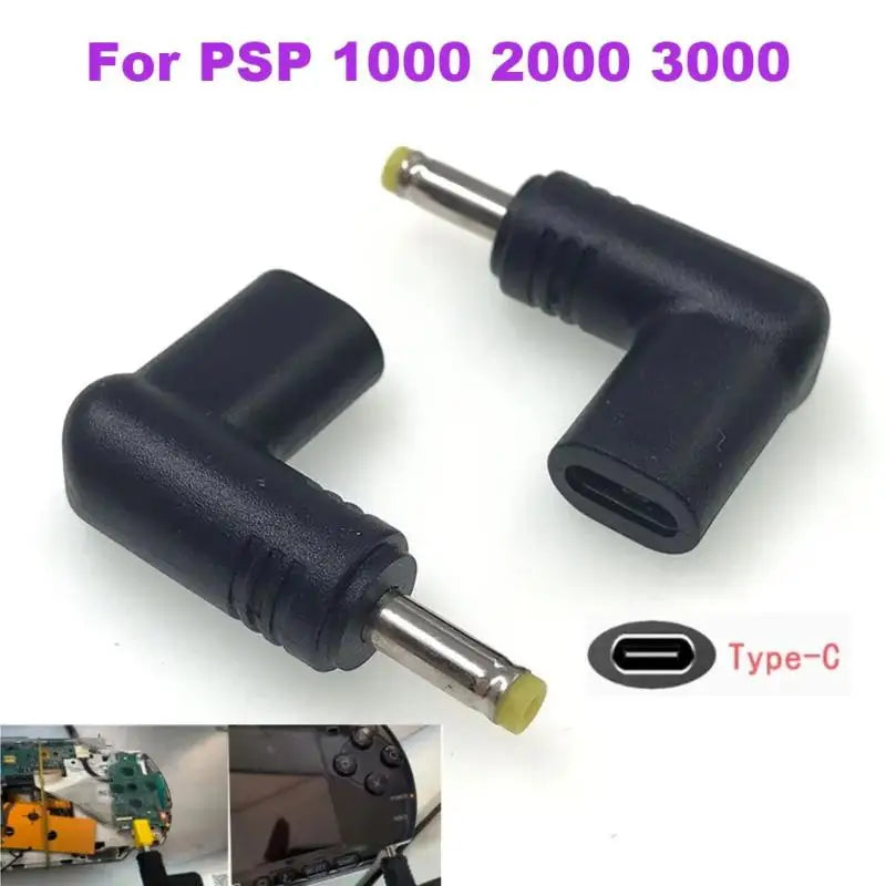 USB-C to DC Barrel Adapter 5V for PSP 1000/2000/3000 DC Power Adapter QXL