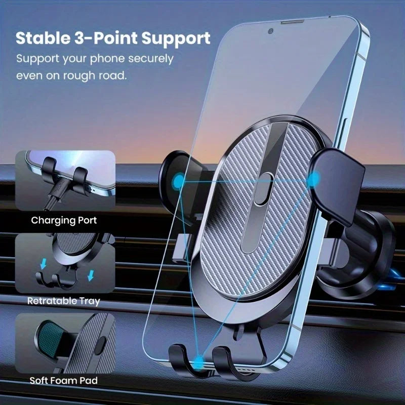 Universal Car Air Vent Phone Holder | 360° Auto-Lock Mount Car Phone Mount QXL