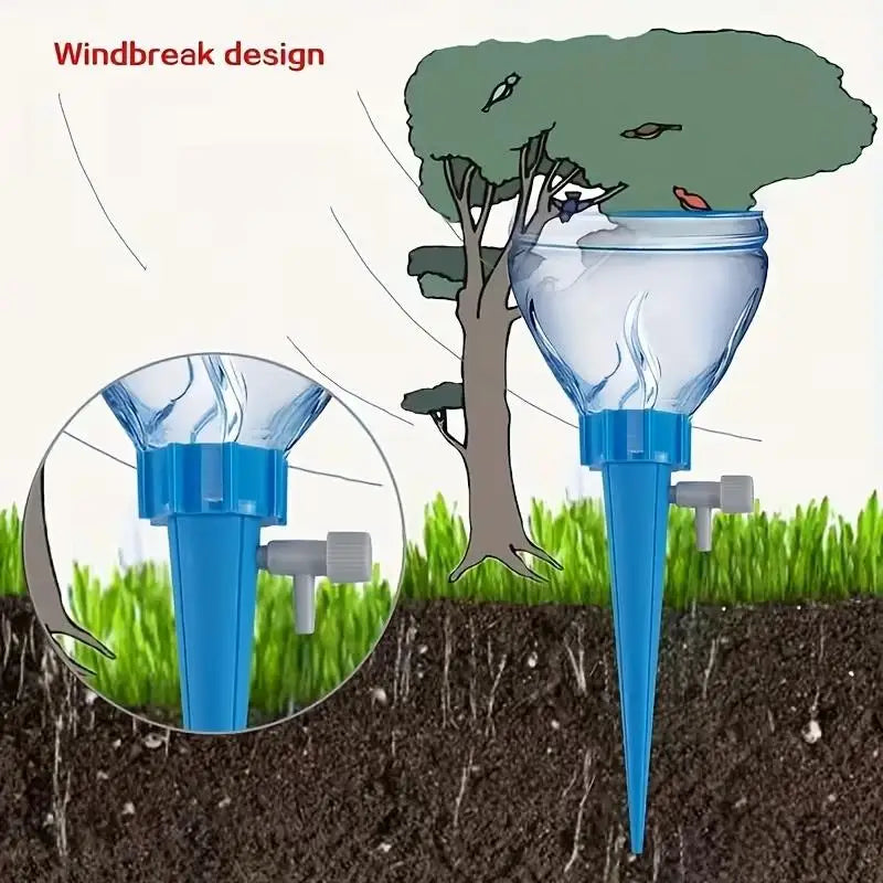 Self-Watering Plant Spikes 10/20-Pack | Drip Irrigation Stakes Plant Watering Spikes QXL