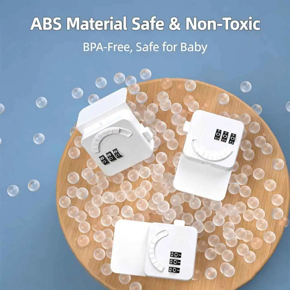 Baby Safety Drawer & Cabinet Locks | Anti-Pinch Buckle 1/3-Pack Baby Cabinet Lock QXL