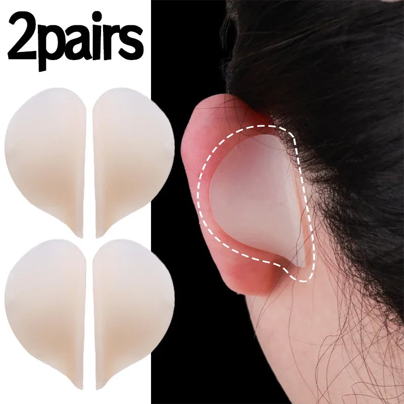 5-Pair Silicone Elf Ear Stickers | 4D Keel V-Face Patches Ear Shaping Stickers QXL A02
