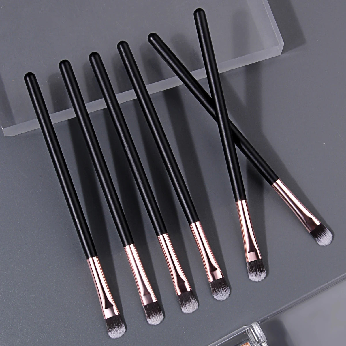 KOSSHOW 6-Pc Eyeshadow Detail Brush Set | Wood Handles Eyeshadow Brush Set QXL