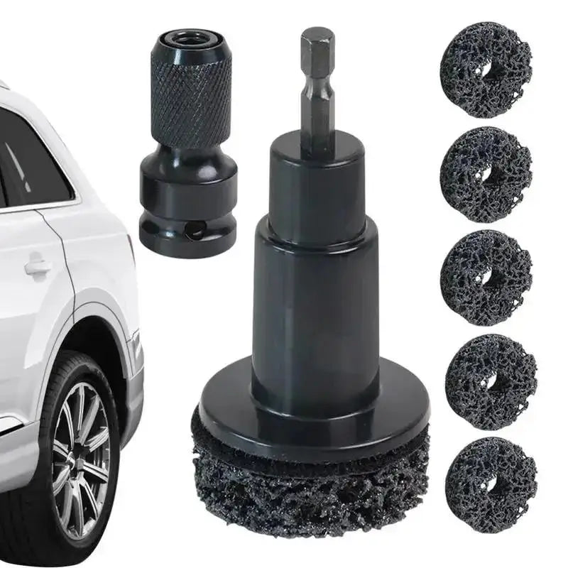 Wheel Hub Resurfacing Tool | 1/2" Hex Drive Brake Cleaner Wheel Hub Resurfacing Tool QXL