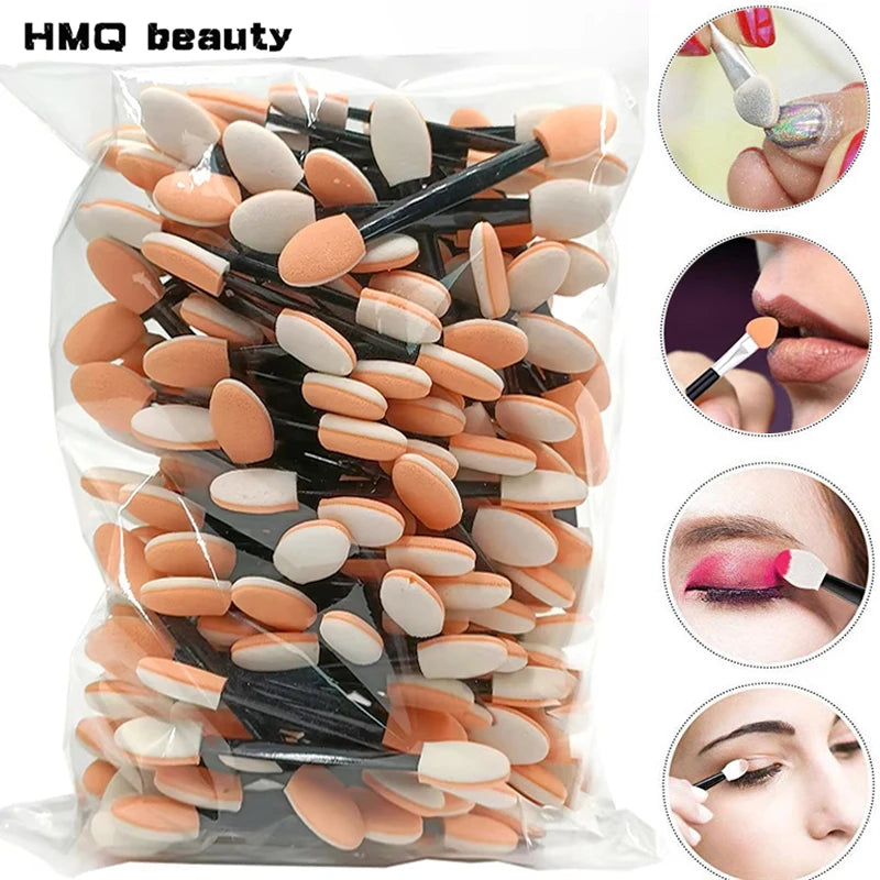 Disposable Double-Head Sponge Eyeshadow Applicators 10–50 Pack Eyeshadow Applicator QXL