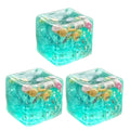 3D Ocean Sea Shell Squeeze Fidget Toy | Soft TPR Cube Fidget Squeeze Toy QXL 3PCS