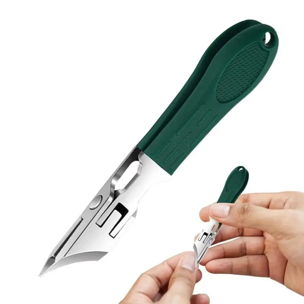 Anti-Splash Slant Edge Toenail Clipper | Stainless Steel Toenail Clipper QXL
