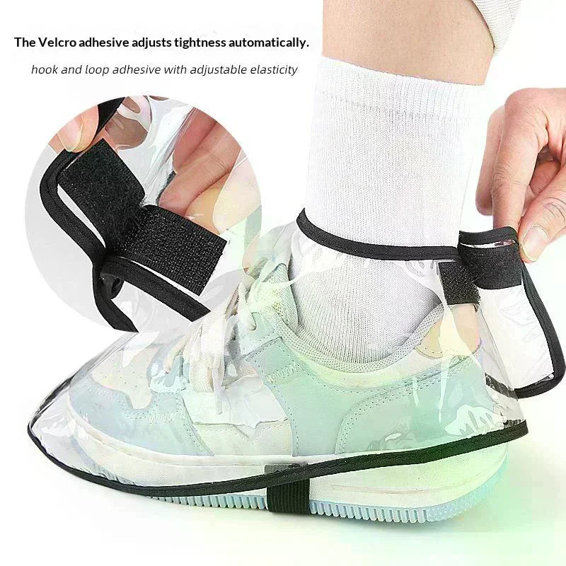 Transparent Barber Shoe Covers – Hair Catcher PVC 1 Pair Barber Shoe Covers QXL