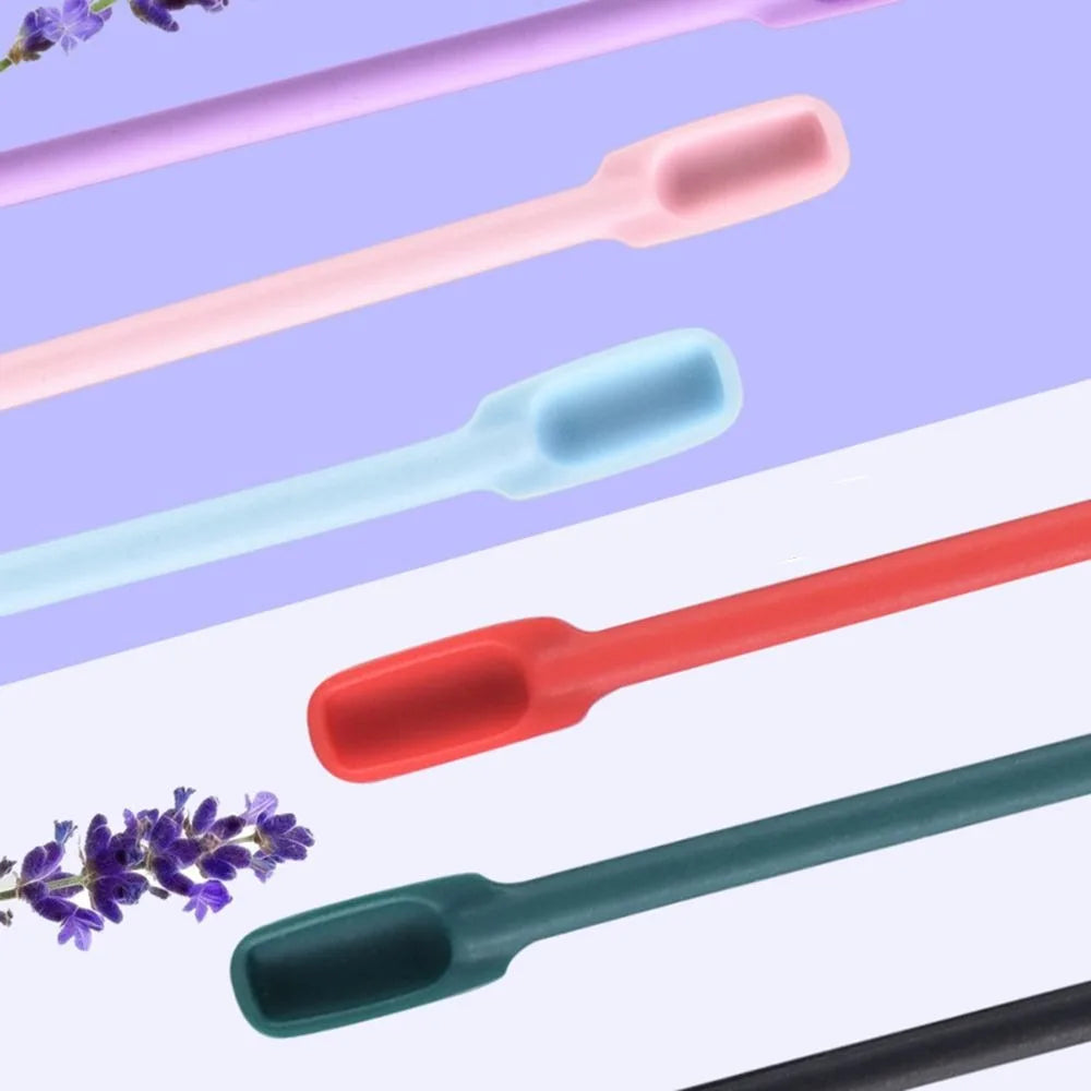 3-Pc Double-Head Silicone Cosmetic Spatula & Bottle Scraper Set Cosmetic Spatula Set QXL