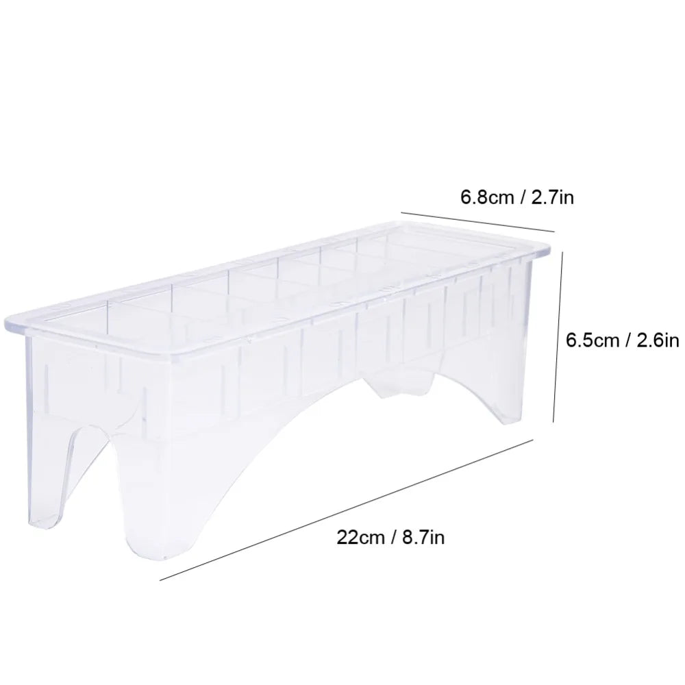 8 & 10 Slot Clipper Guard Comb Storage Box | Salon Organizer Clipper Guard Organizer QXL