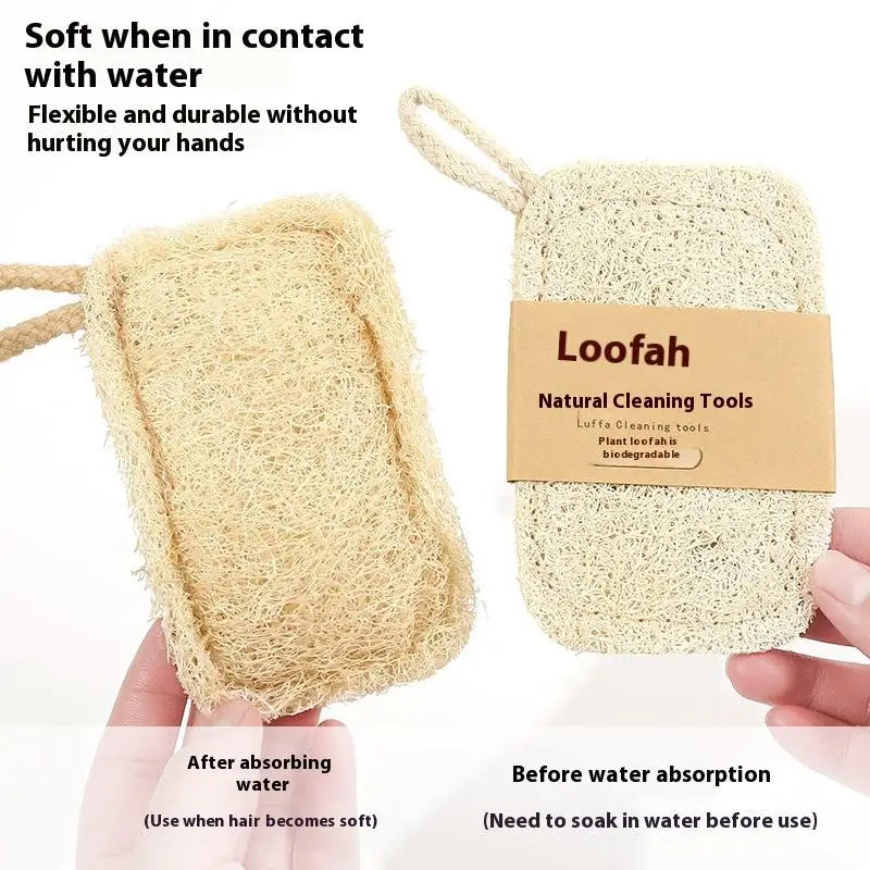 Natural Luffa Dish Scrub Pads 6/12 Pack | Eco Kitchen Scrubber Kitchen Scrub Pad QXL