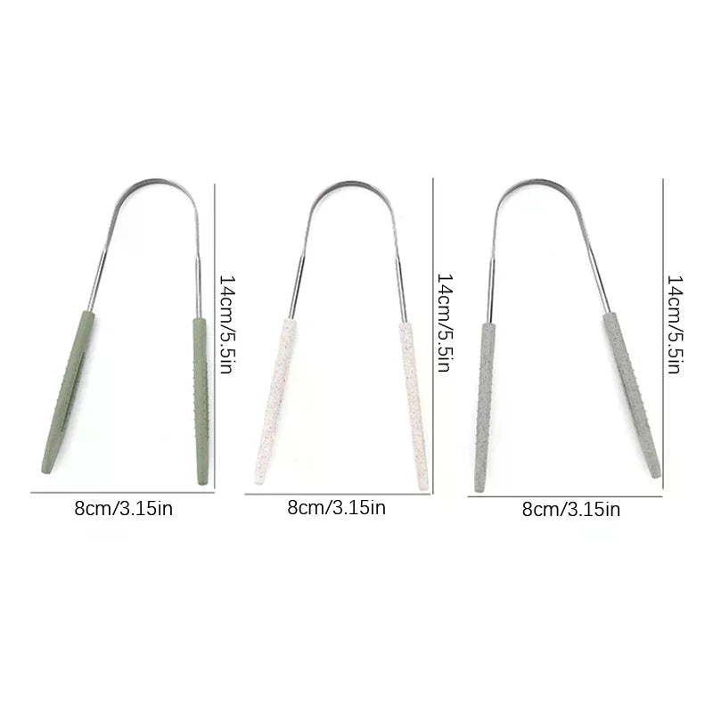 U-Shaped Stainless Steel Tongue Scraper | Fresh Breath Tongue Scraper QXL