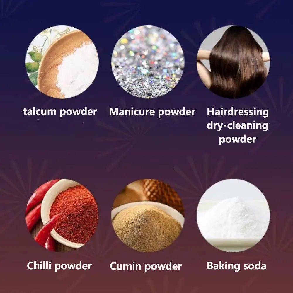 Powder Pump Spray Bottle | Loose Powder & Talc | 17ml/180ml Powder Spray Bottle QXL